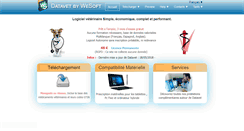 Desktop Screenshot of logiciel-veterinaire.com