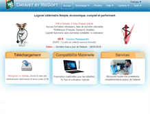 Tablet Screenshot of logiciel-veterinaire.com